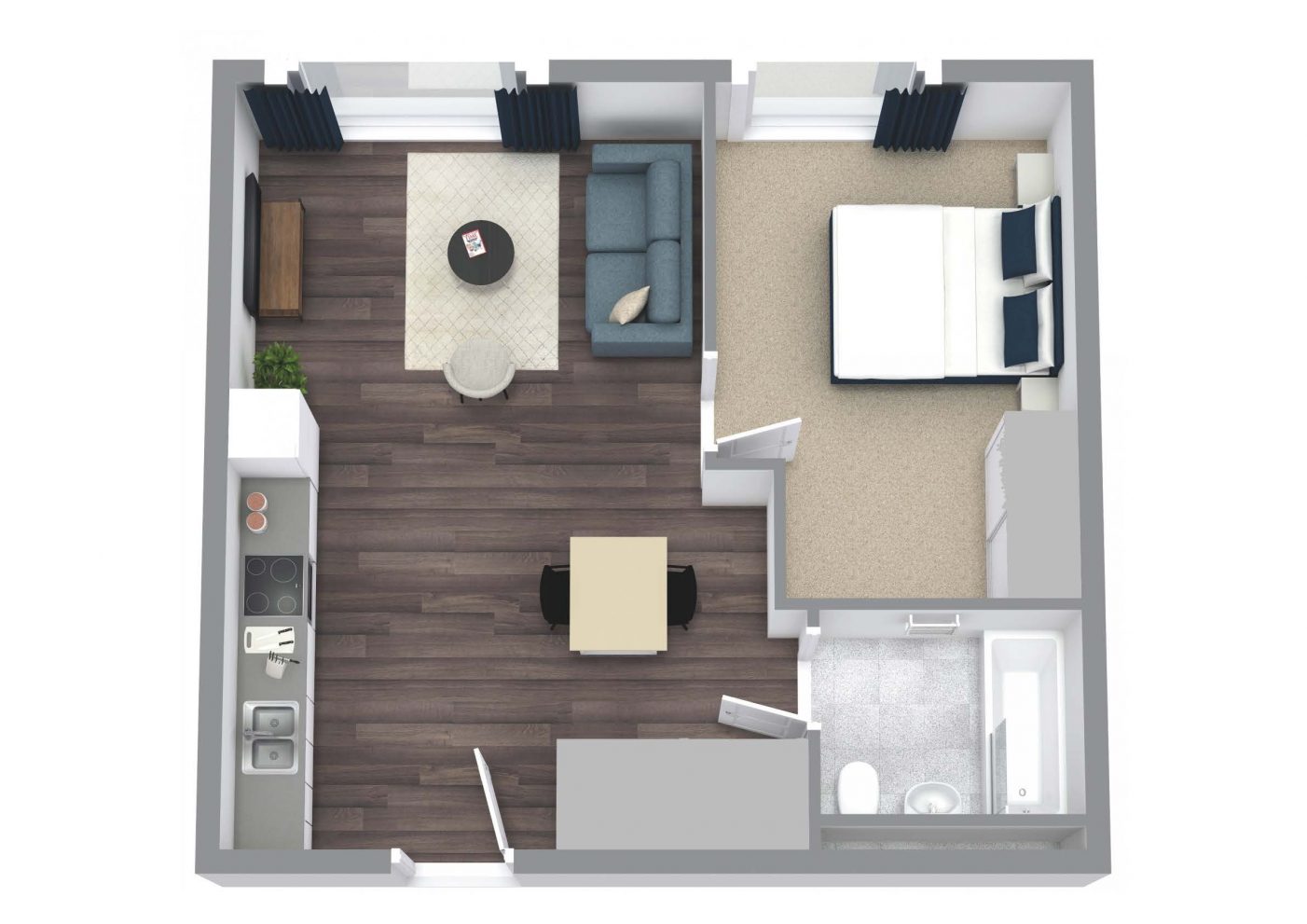 One Bedroom Milton Keynes Apartments The Almere